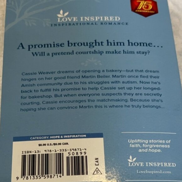 The Amish Baker's Secret Courtship: An Uplifting Inspirational Romance BRAND NEW - Picture 5 of 5